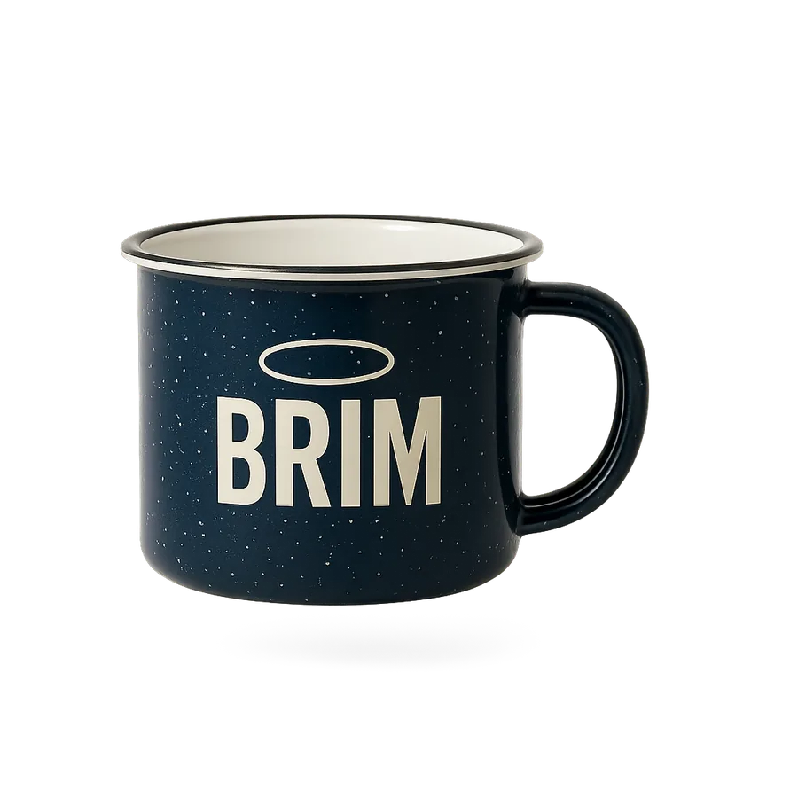 Custom enamel camp mug