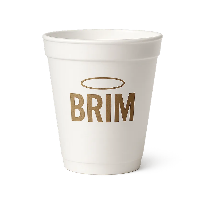 Custom printed foam cup
